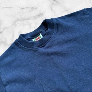 Vintage Barbarian Rugby Wear Long Sleeve Sweater Thick Preshrunk Sz XS‎ Blue